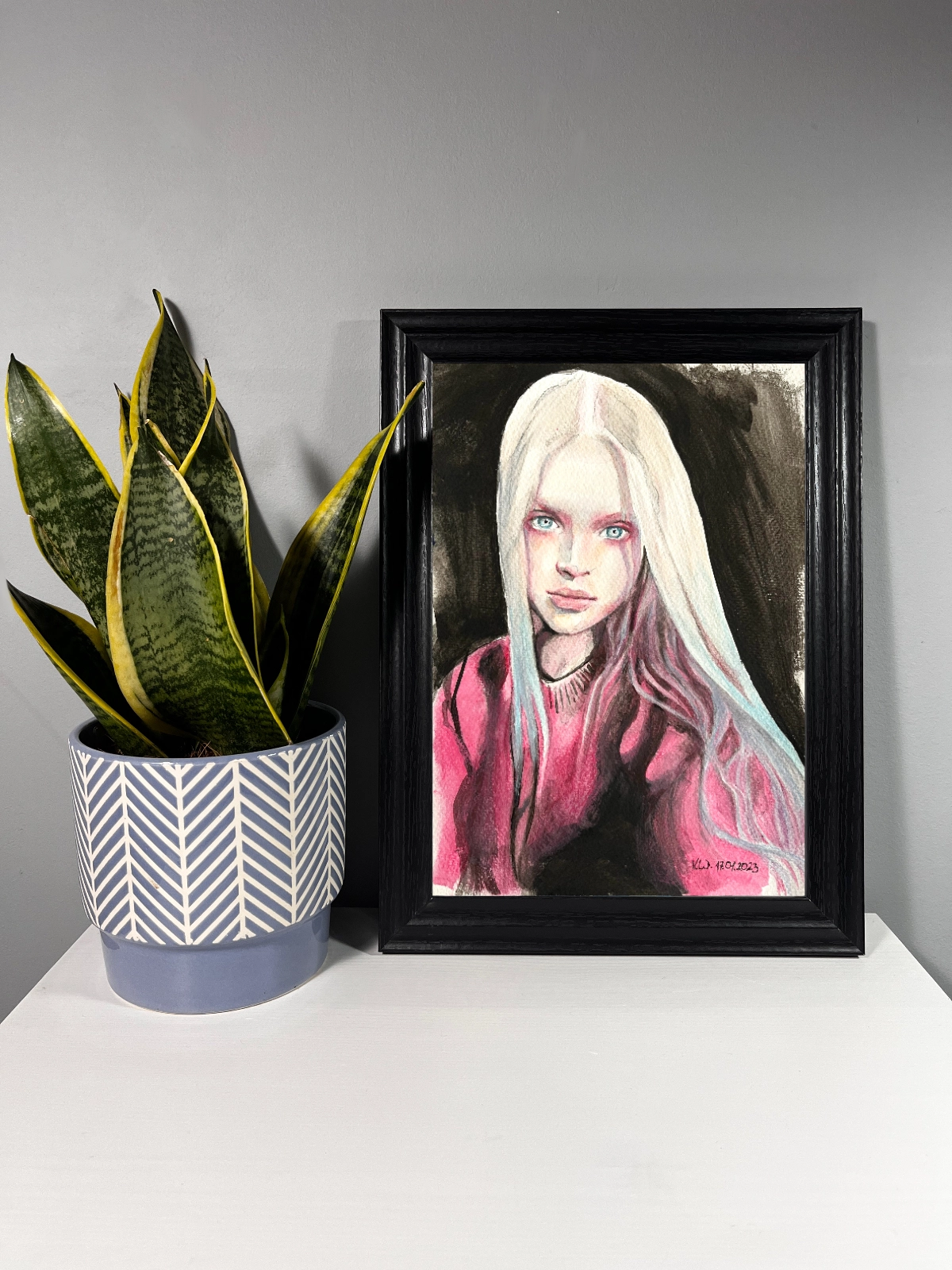 Light Within - fine art giclee print by Klaudia Wojciech. The image evokes a state of calm intensity where presence becomes the central experience.